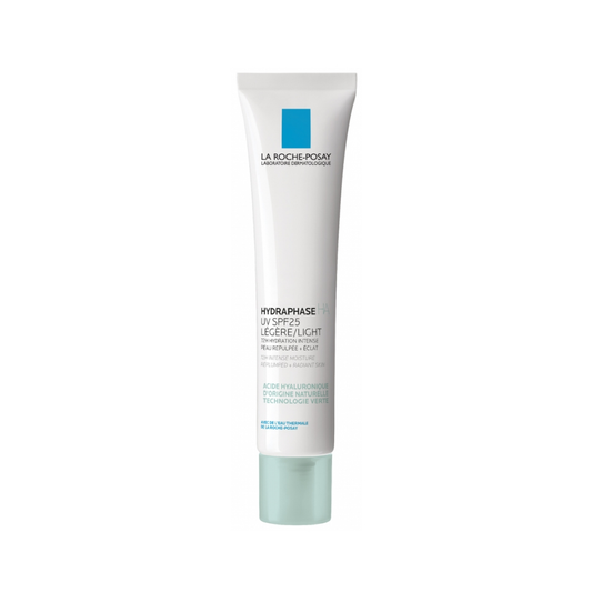 La Roche-Posay Hydraphase HA UV SPF25 Light 40ml lightweight moisturiser with Hyaluronic Acid and SPF25 for normal to combination and dehydrated skin