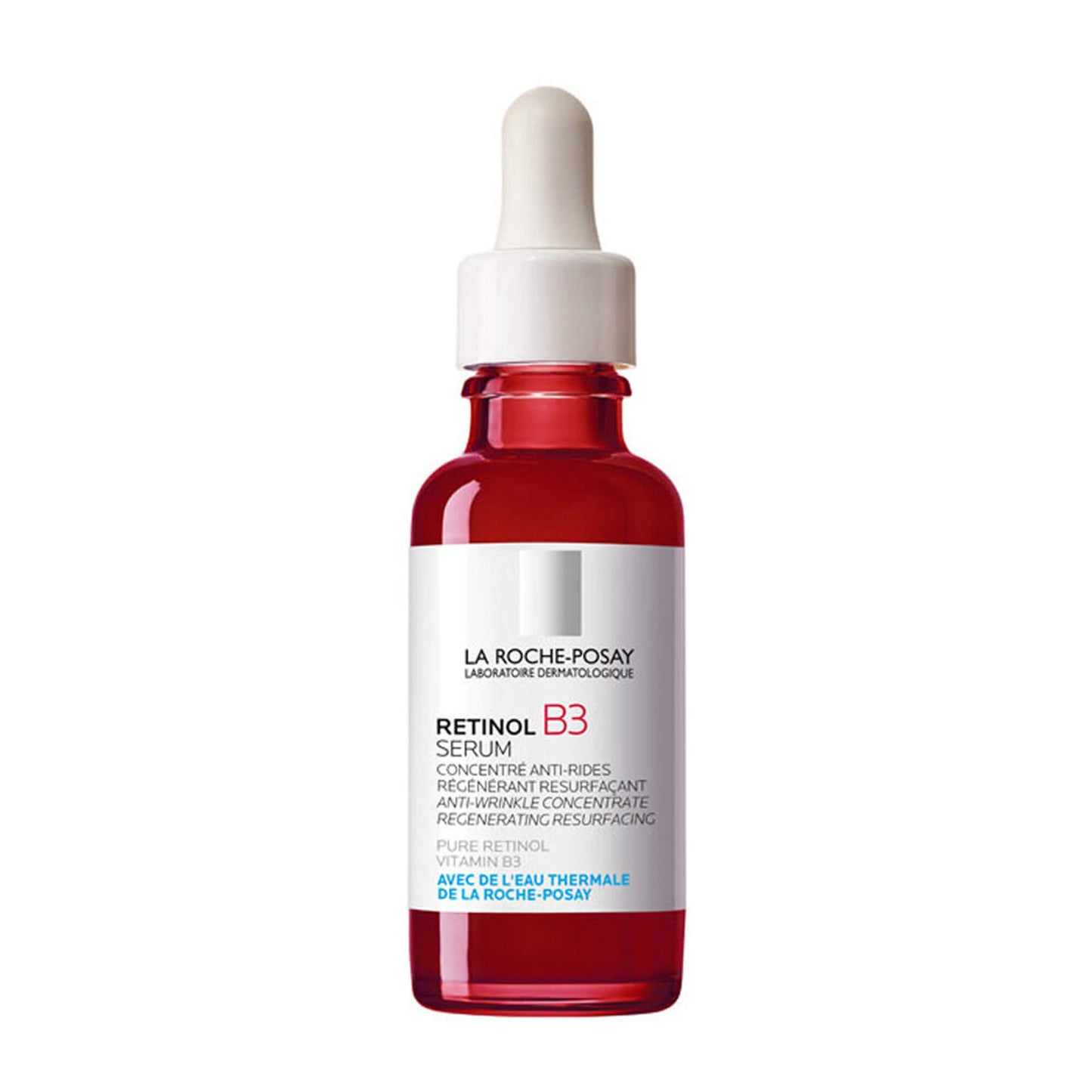 La Roche-Posay Retinol B3 Serum with Sodium Hyaluronate and Adenosine for 24-hour hydration and visibly rejuvenated skin for all skin types