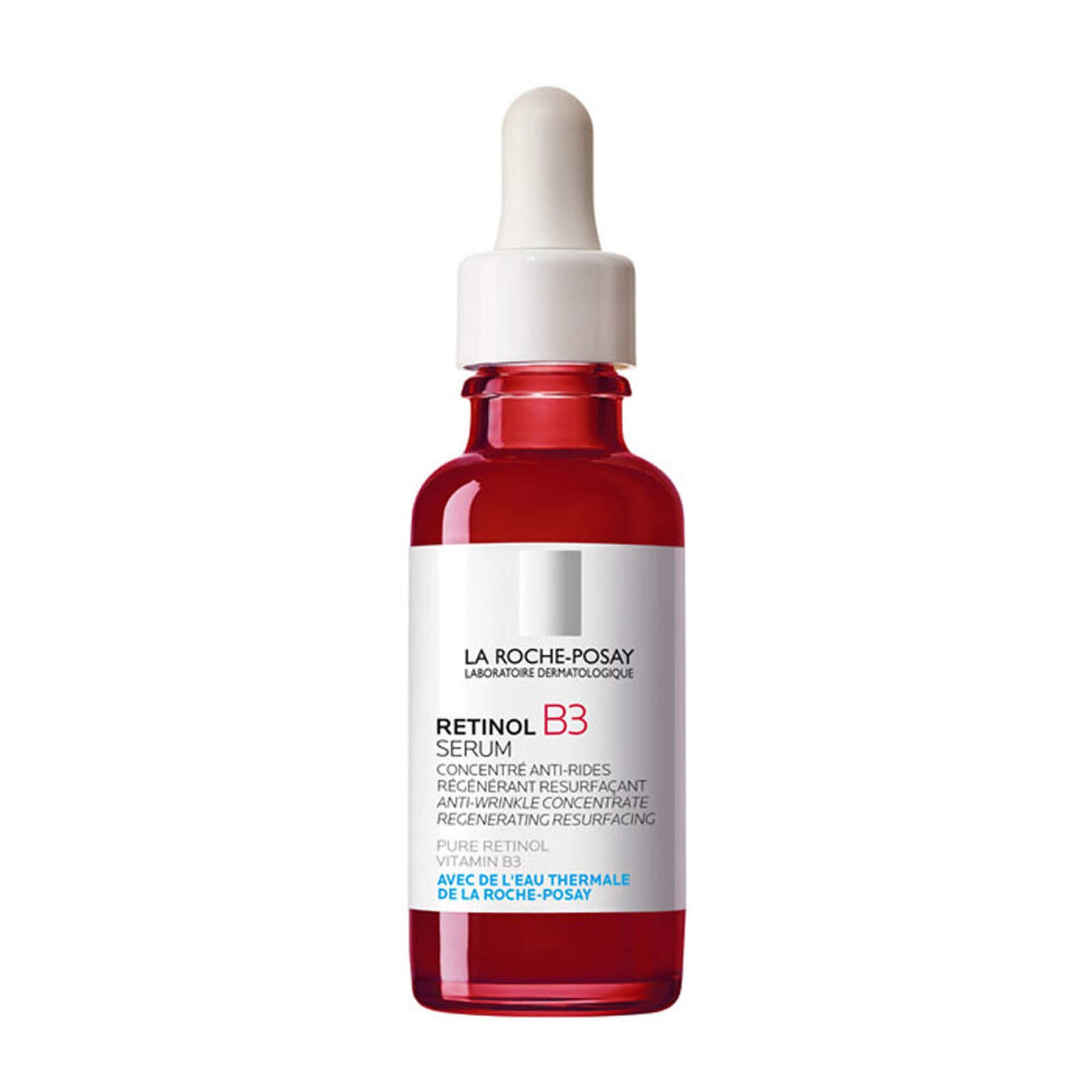 La Roche-Posay Retinol B3 Serum with Sodium Hyaluronate and Adenosine for 24-hour hydration and visibly rejuvenated skin for all skin types