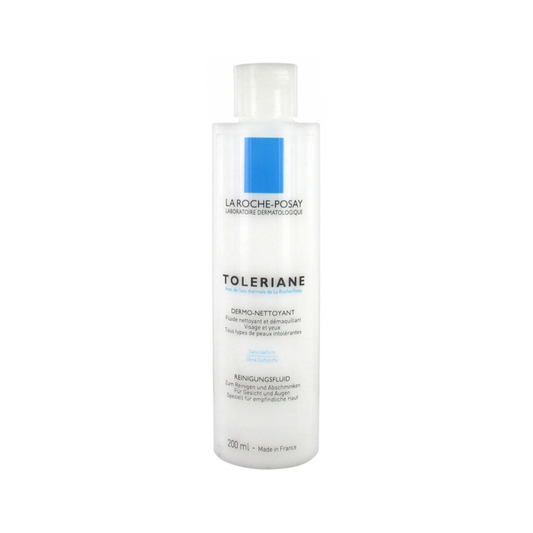 La Roche-Posay Tolériane Dermo Cleanser 200ml gentle fragrance-free cleansing fluid for sensitive and intolerant skin