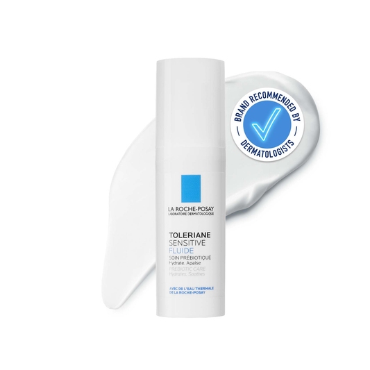 La Roche-Posay Toleriane Sensitive Fluid 40ml lightweight moisturising fluid for sensitive and combination to oily skin