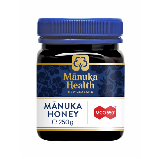 Manuka Health MGO 550+ Manuka Honey 250g jar, ultra high grade pure New Zealand monofloral honey