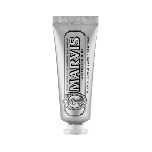 Marvis Whitening toothpaste 85ml tube designed to help remove stains and restore a brighter smile while keeping teeth clean and breath fresh daily