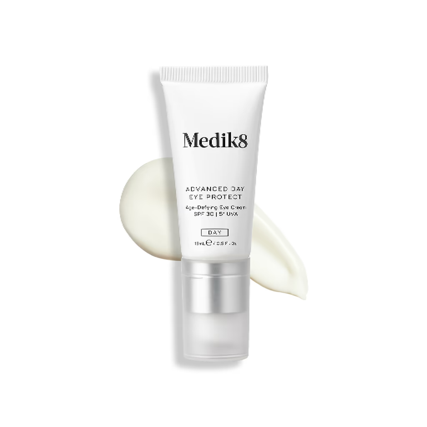 Medik8 Advanced Day Eye Protect SPF30 15ml lightweight eye sunscreen with SPF30 and 5-star UVA protection for the delicate eye area