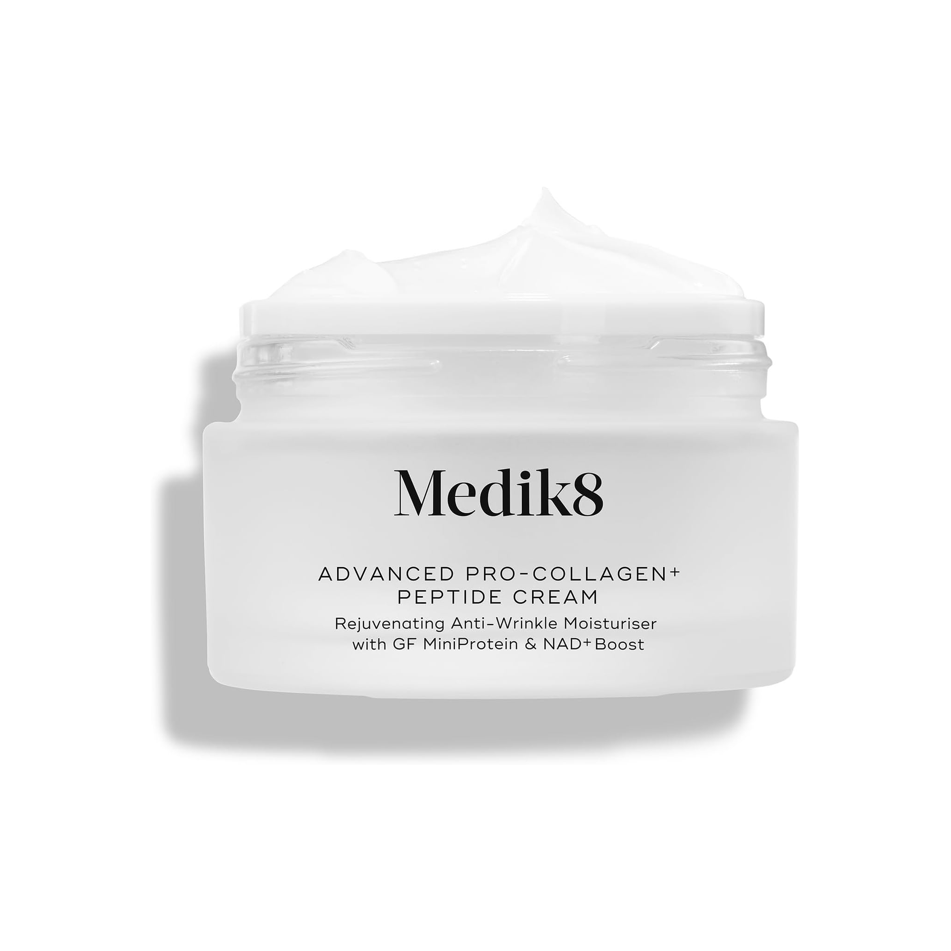 Medik8 Advanced Pro Collagen+ Peptide Cream 50ml with ceramides and peptides for visibly firmer plumper and smoother looking skin