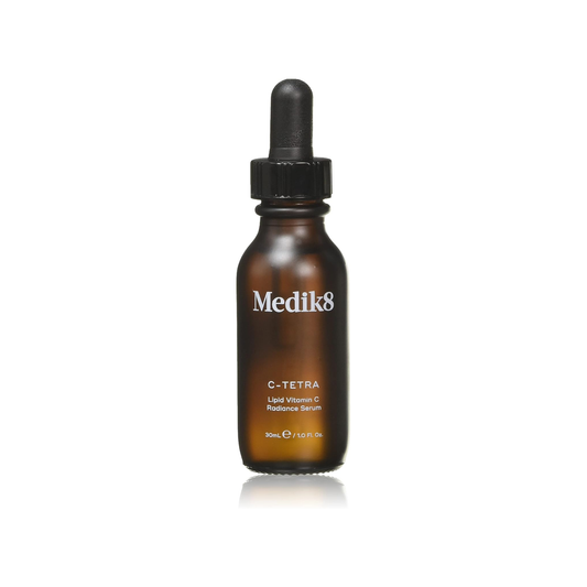 Medik8 C-Tetra 30ml lightweight water-free Vitamin C serum with Tetrahexyldecyl Ascorbate for a brighter more even-looking complexion