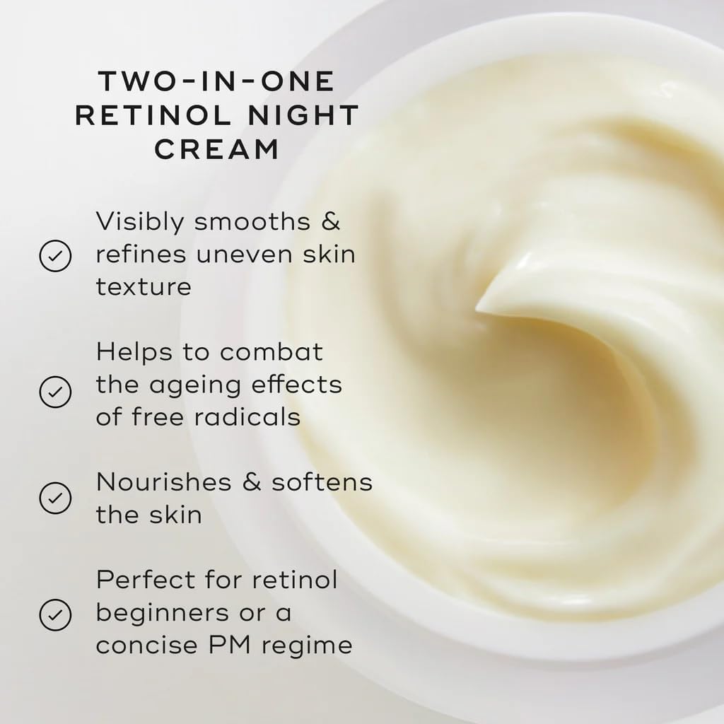Medik8 Intelligent Retinol Smoothing Night Cream featuring slow-release retinol, vitamin E and dragon fruit extract for antioxidant-rich overnight renewal