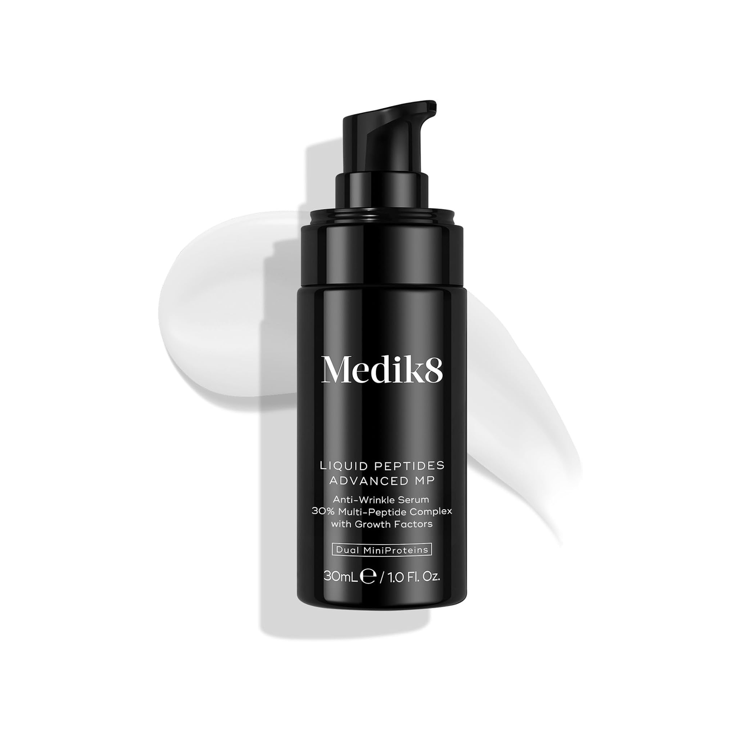 Medik8 Liquid Peptides Advanced MP 30ml with Dual MiniProteins and 30% peptide complex for visible expression line and wrinkle reduction
