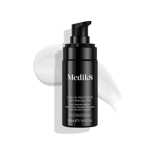 Medik8 Liquid Peptides Advanced MP 30ml with Dual MiniProteins and 30% peptide complex for visible expression line and wrinkle reduction
