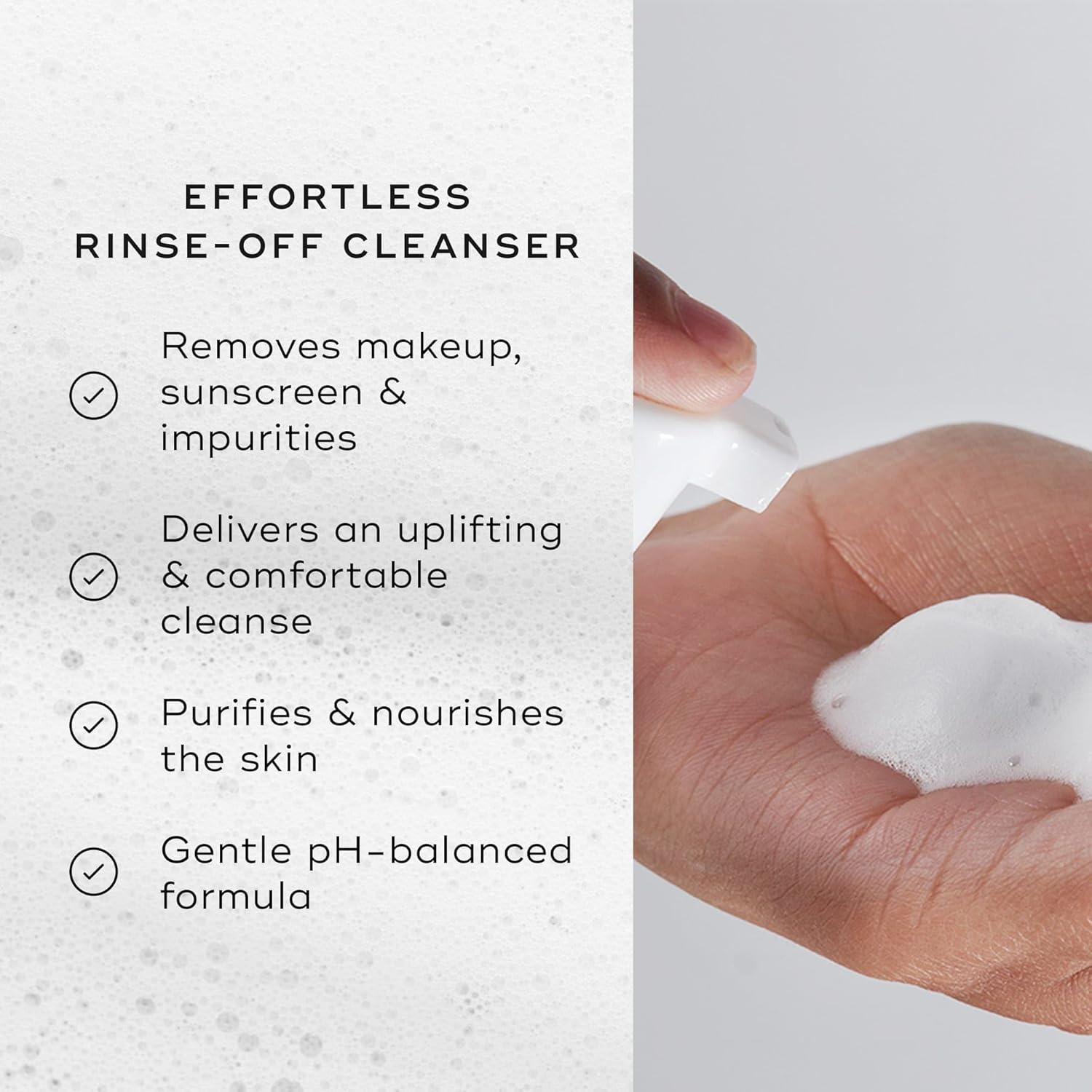 ALT 3 (Lifestyle/Use): Medik8 Micellar Mousse 150ml sustainable micellar cleanser for all skin types ideal as a first cleanse morning and evening to remove daily impurities and makeup