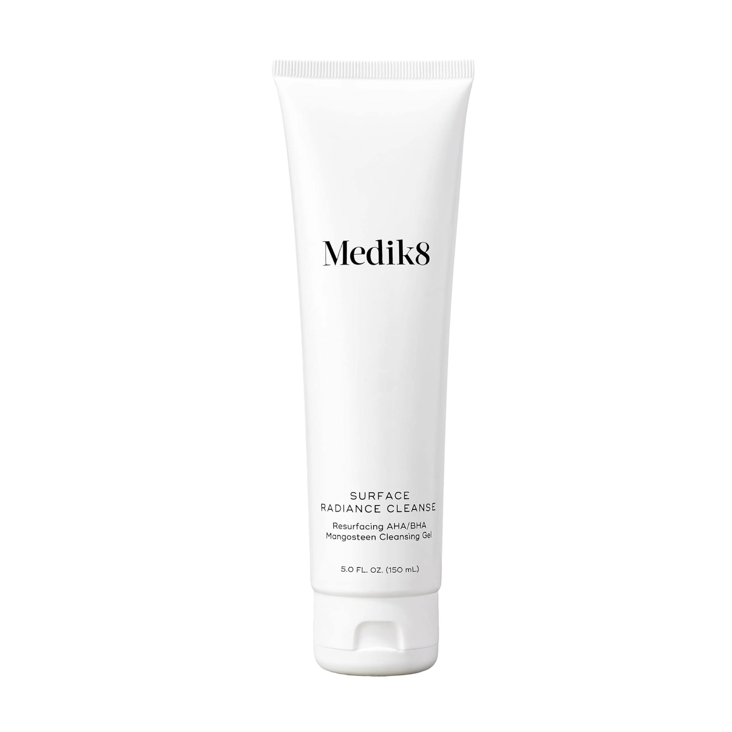Medik8 Surface Radiance Cleanse 150ml gel-to-foam AHA BHA cleanser with Mandelic, Lactic and Salicylic Acids for a brighter smoother complexion
