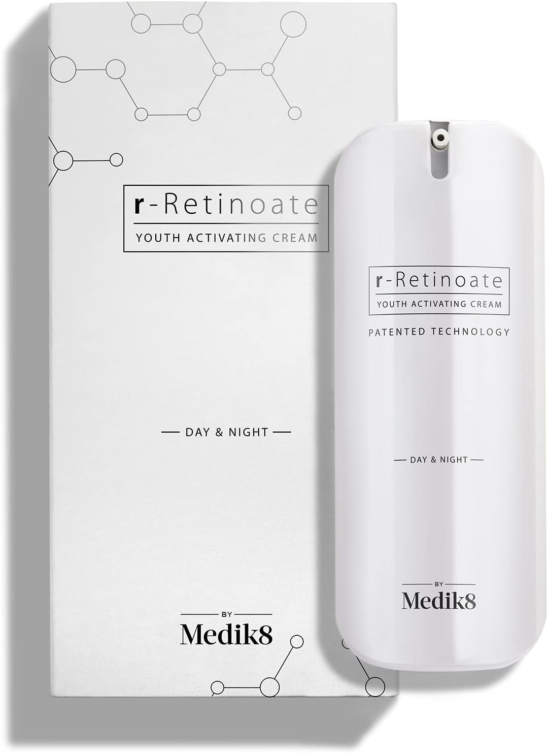 Medik8 r-Retinoate Day and Night with Retinyl Retinoate, Tetrahexyldecyl Ascorbate and Sodium Hyaluronate for antioxidant protection and intense hydration