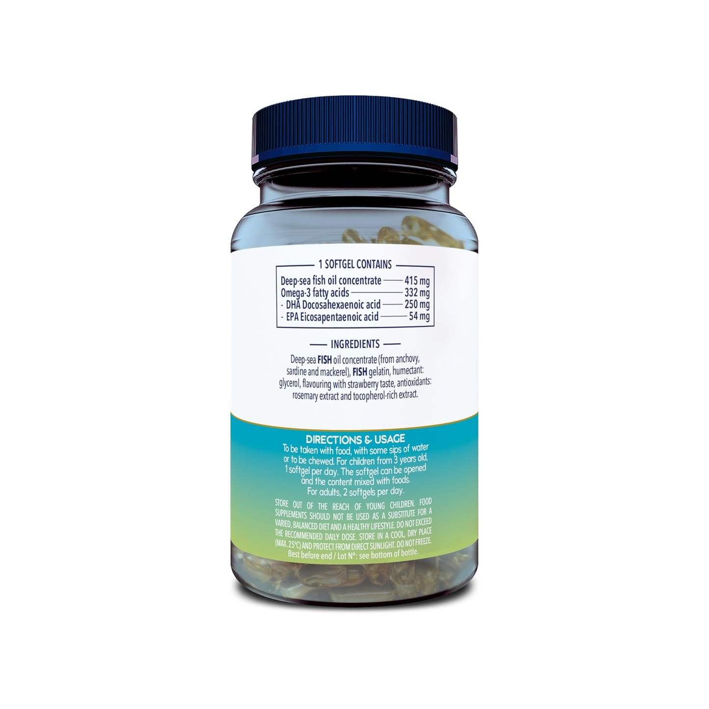 Minami MorDHA capsules showing high DHA 250mg and EPA content with purified omega 3 fish oil for cognitive function heart health and development