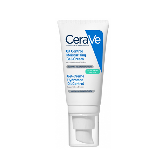 CeraVe Moisturising Gel-Cream Oil Control 52ml with ceramides and niacinamide to mattify and rebalance combination to oily skin