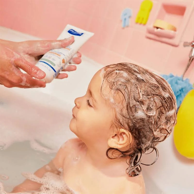 Mustela Detangling and Nourishing Cream Shampoo 200ml nourishing baby haircare suitable from birth for soft manageable hair

