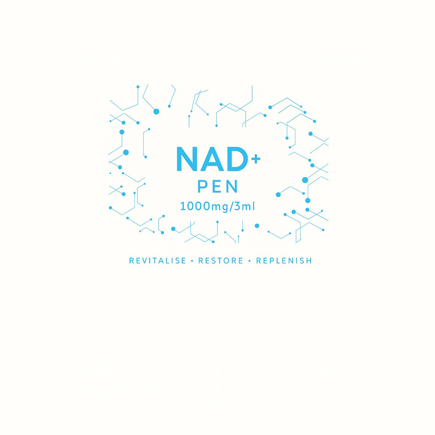 NAD+ Reboot At-Home Pen 3ml, precision dosing pen for daily NAD+ supplementation, supports cellular energy and healthy ageing at home
