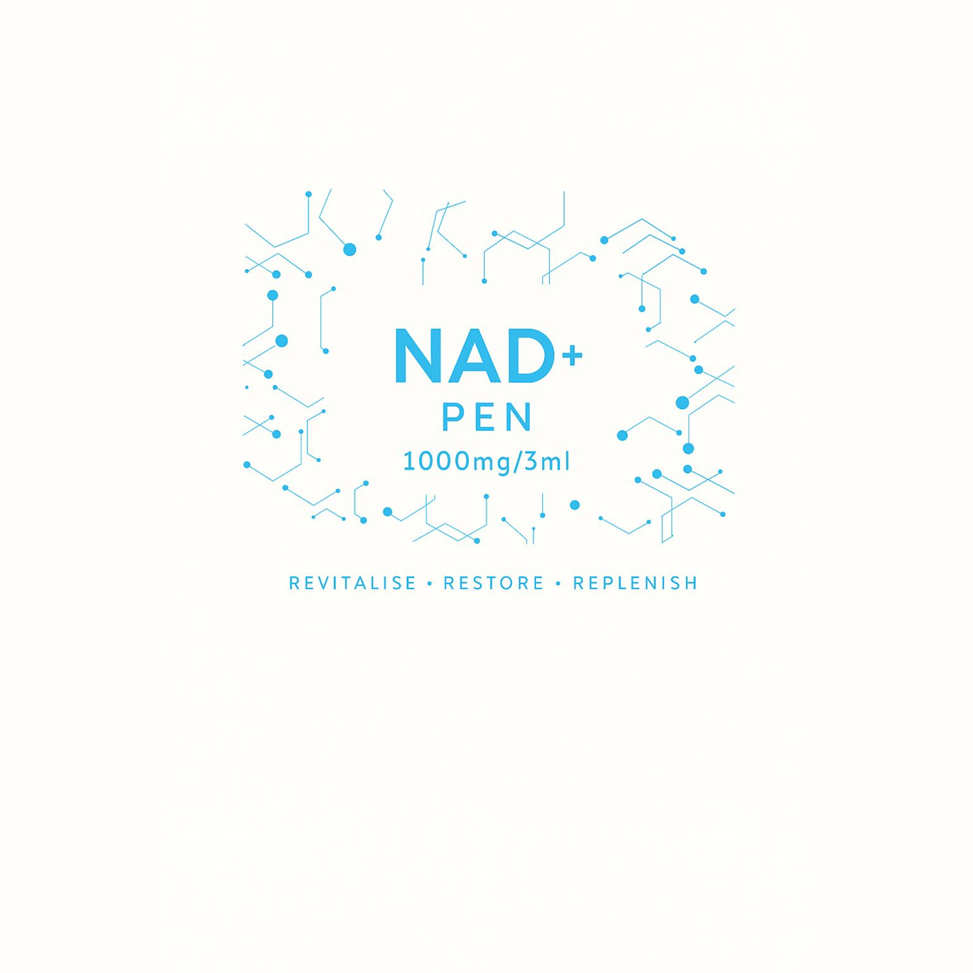 NAD+ Reboot At-Home Pen 3ml, precision dosing pen for daily NAD+ supplementation, supports cellular energy and healthy ageing at home