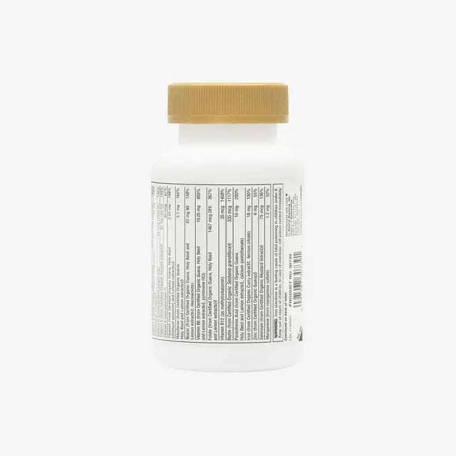 Nature's Plus Source of Life Garden Prenatal Multi with organic whole food blend of 28 fruits and vegetables and prenatal botanicals Ginger and Flaxseed