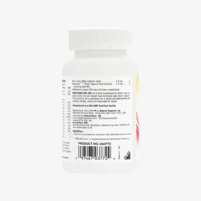 Nature's Plus Hema-Plex Iron for adults seeking a high-strength gluten-free iron supplement to support energy, red blood cell formation and reduced tiredness