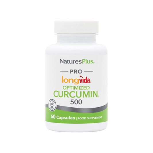 Nature's Plus PRO Optimized Curcumin Longvida 500mg 60 capsules turmeric extract with patented SLCP technology