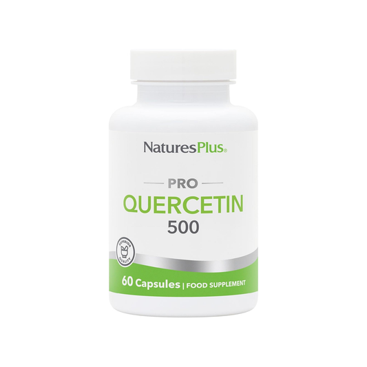 Nature's Plus PRO Quercetin 500mg 60 capsules active bioflavonoid from quercetin dihydrate vegan and gluten free