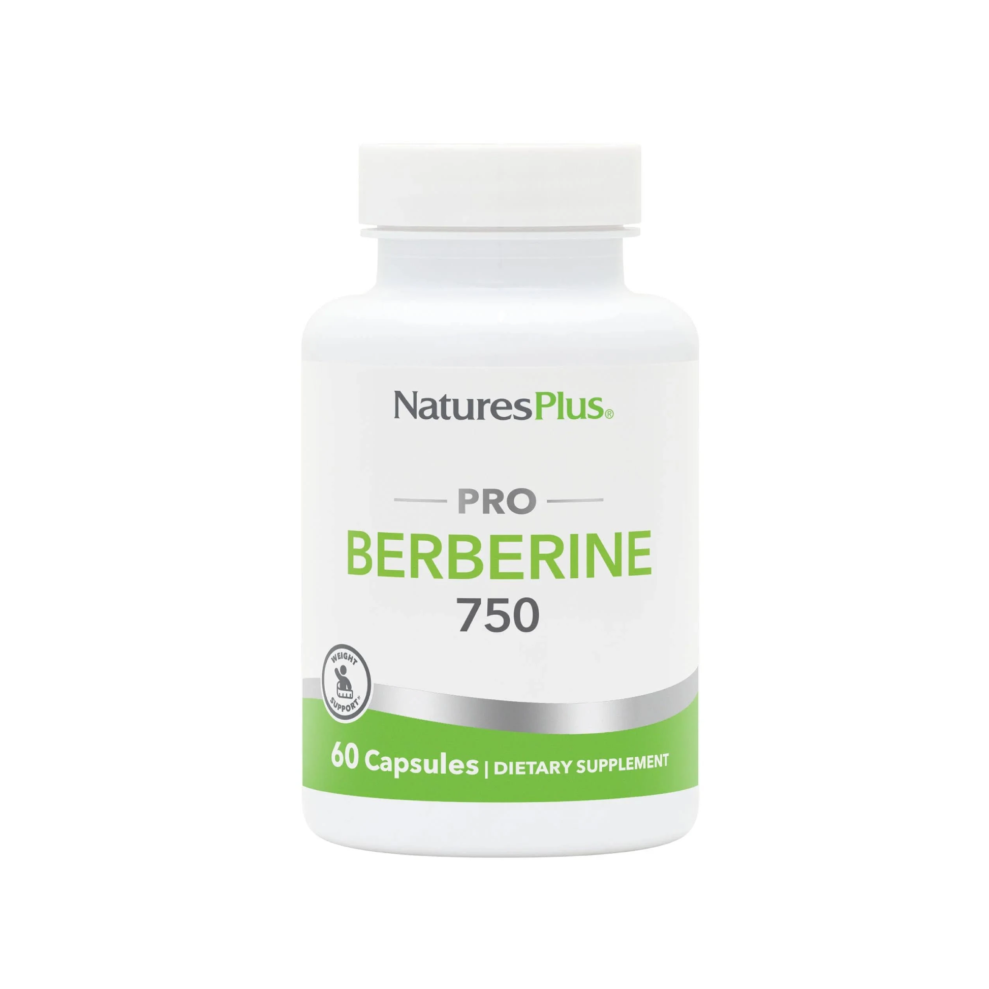 Nature's Plus PRO Berberine 750mg 60 vegan capsules active berberine from Berberis aristata sustainably sourced