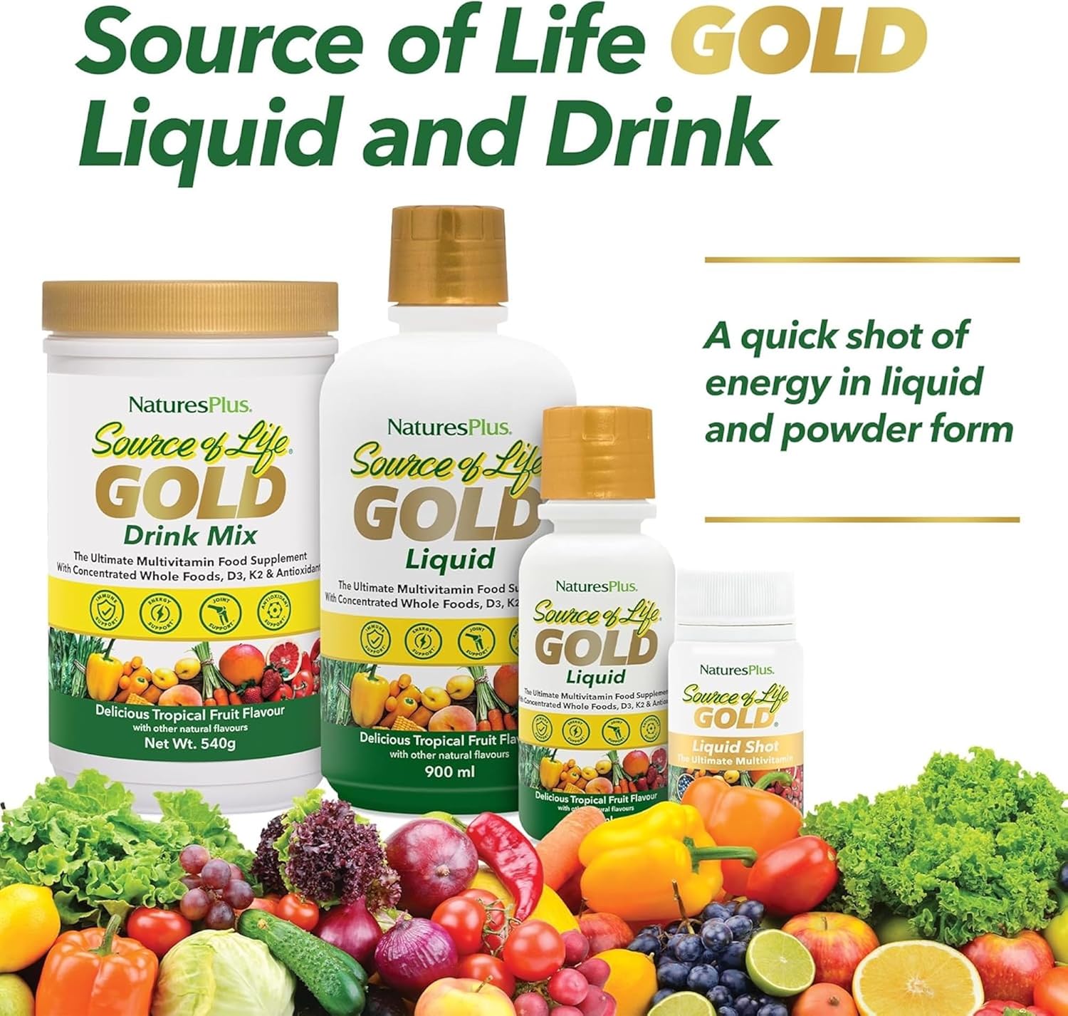 Nature's Plus Source of Life GOLD liquid multivitamin for adults seeking a comprehensive iron-free daily supplement with plant-based nutrients and superfoods