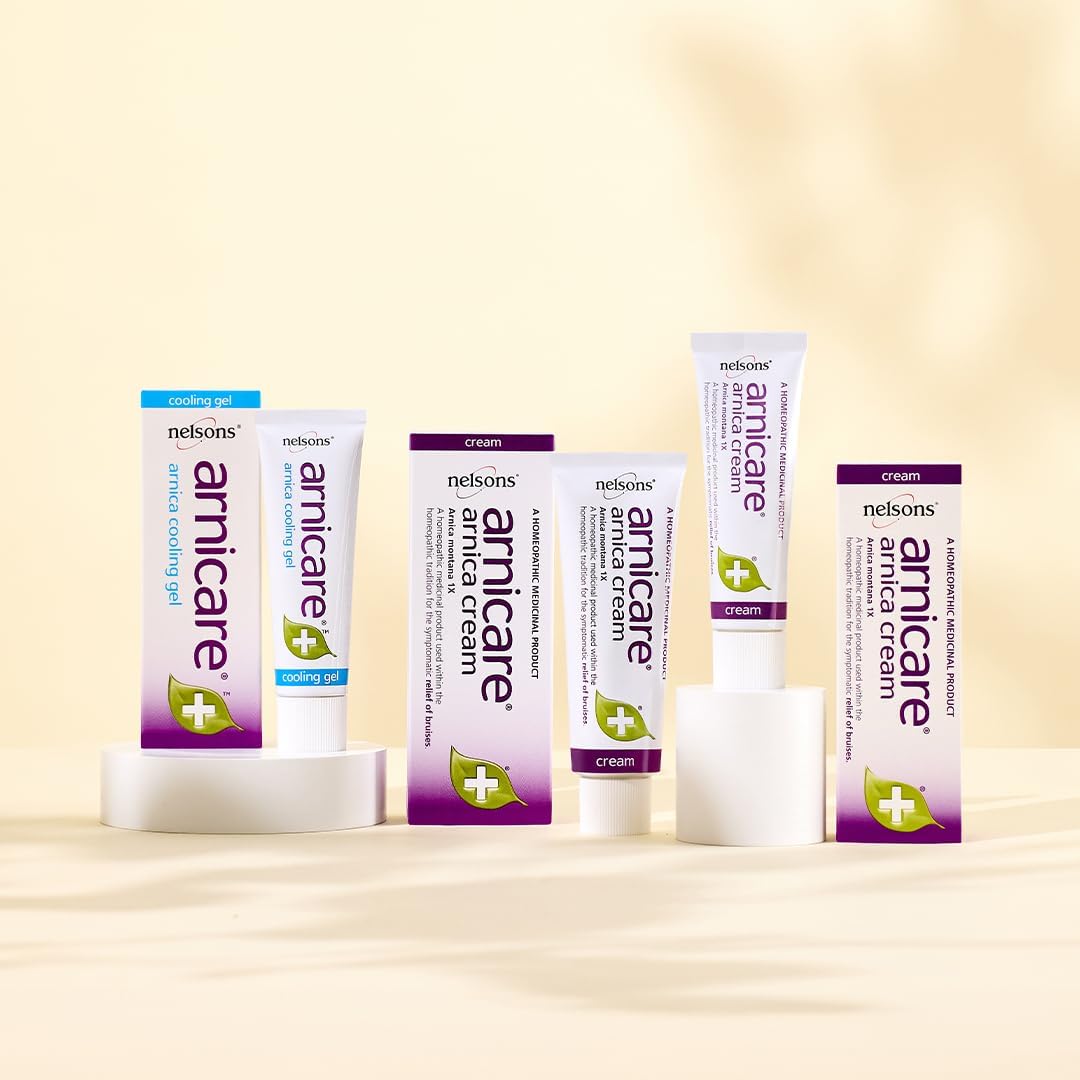 Nelsons Arnicare Arnica Cream suitable for adults and children first aid essential for bruise relief at home