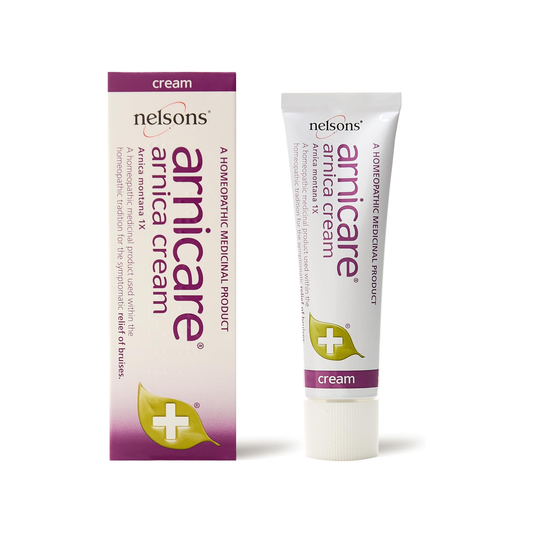 Nelsons Arnicare Arnica Cream 30g homeopathic cream for symptomatic relief of bruises knocks and bumps