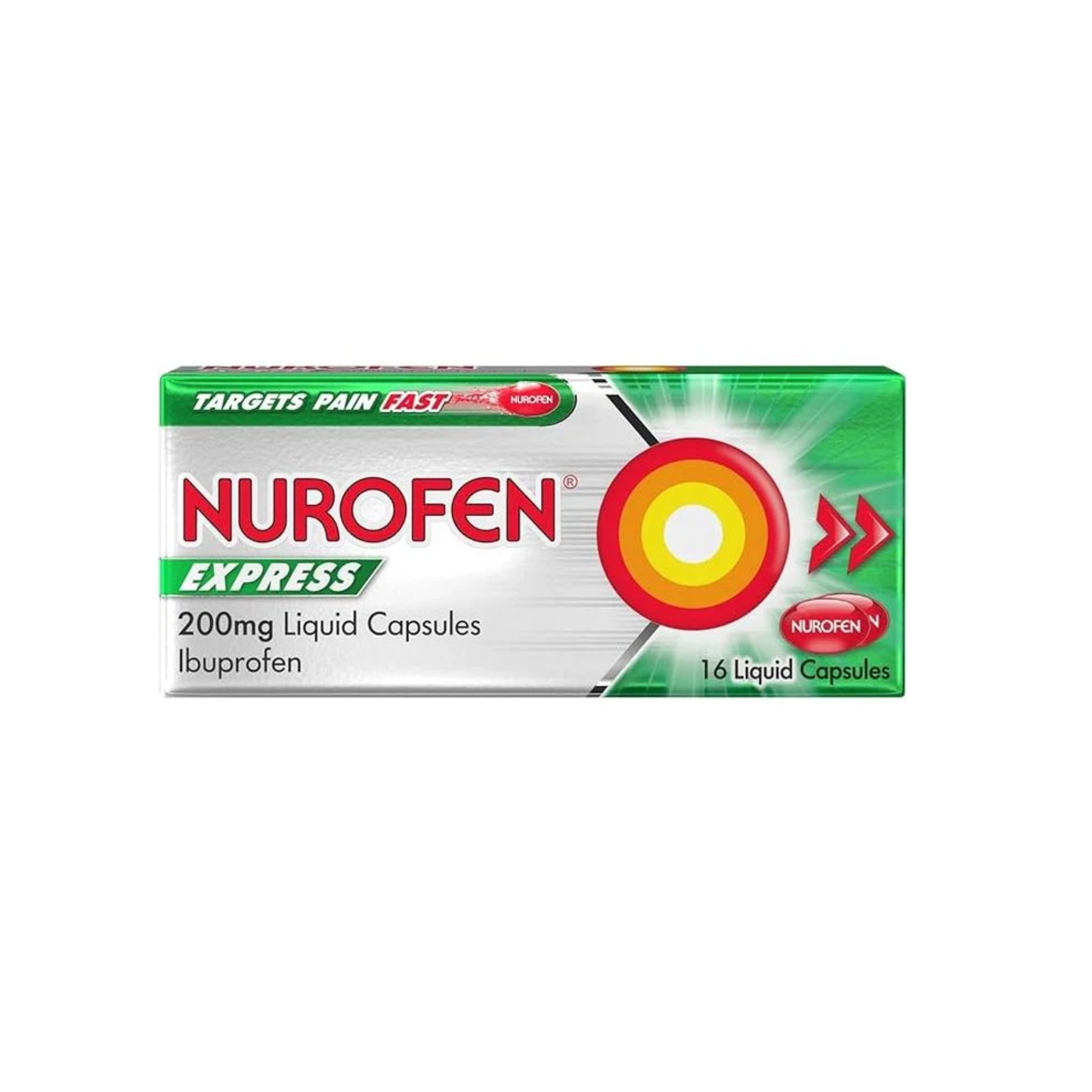 Nurofen Express Liquid Cap 16 Capsules