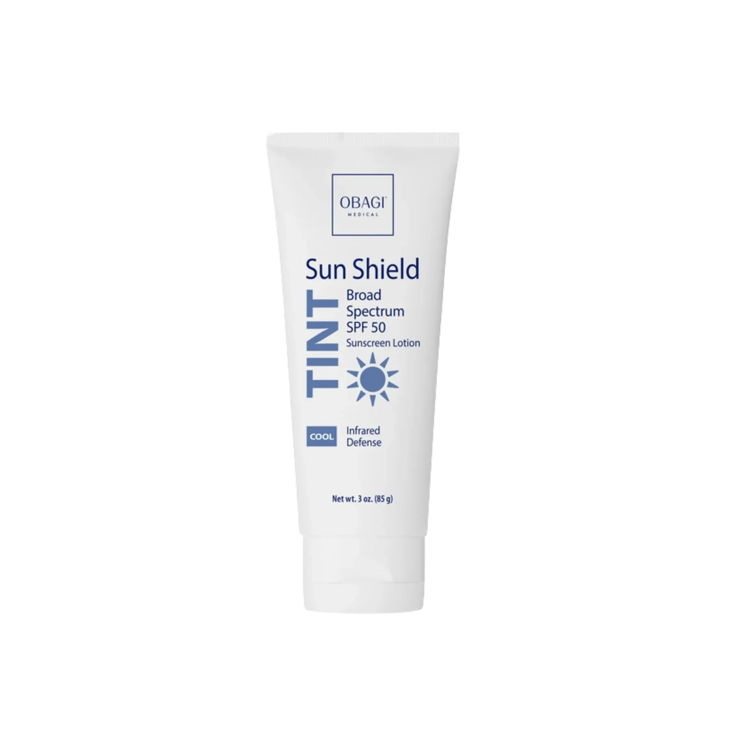 ALT 1 – Hero:Obagi Sun Shield Tinted SPF50 Cool 85g broad-spectrum mineral-hybrid sunscreen for fair skin with cool un