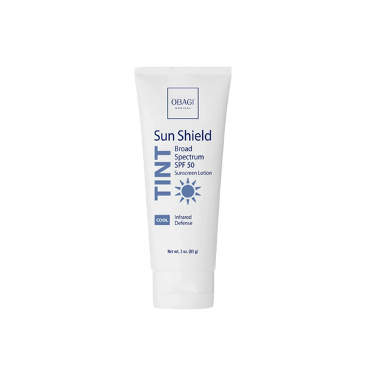 ALT 1 – Hero:Obagi Sun Shield Tinted SPF50 Cool 85g broad-spectrum mineral-hybrid sunscreen for fair skin with cool un