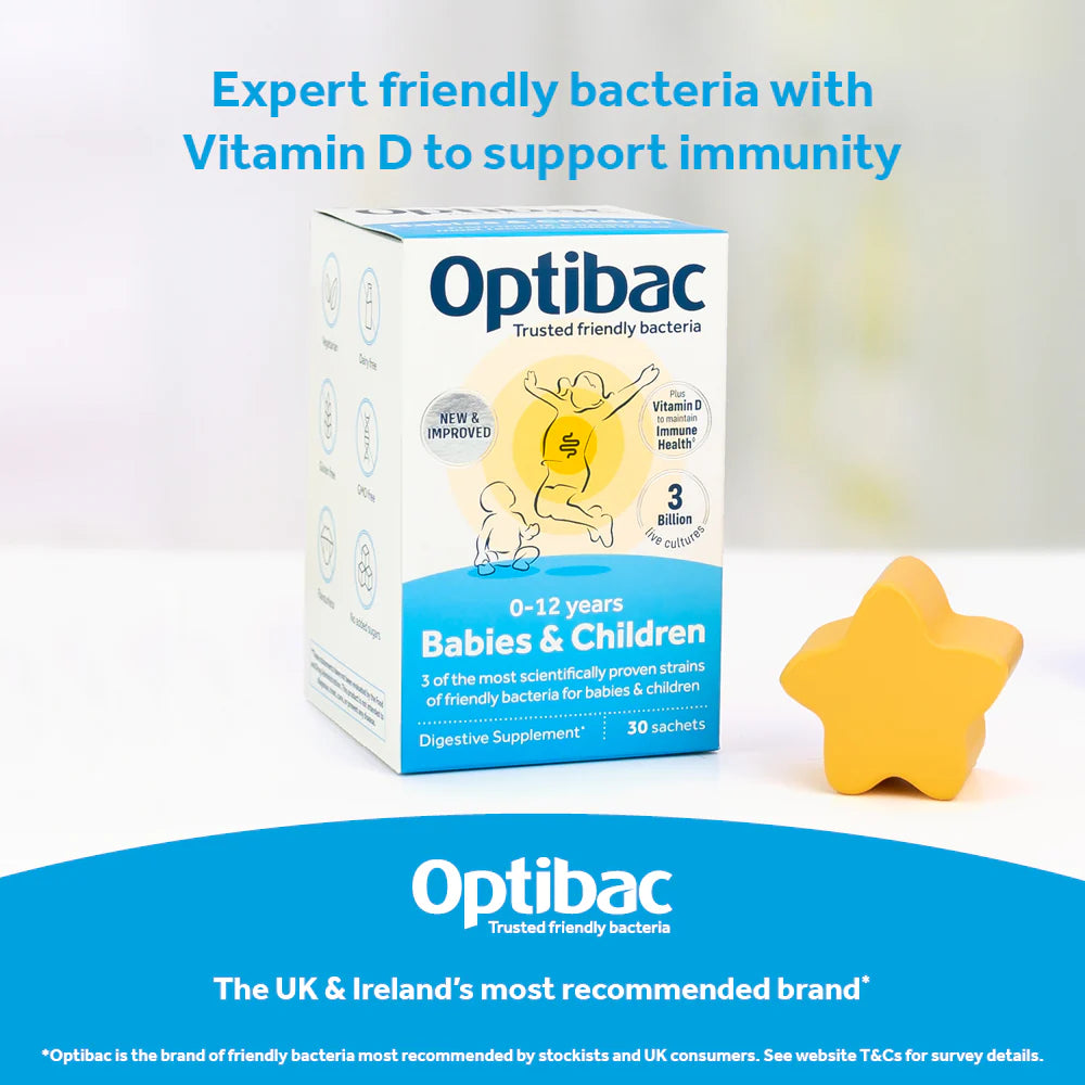 Optibac Babies & Children Gut Supplement - 30 Sachets
