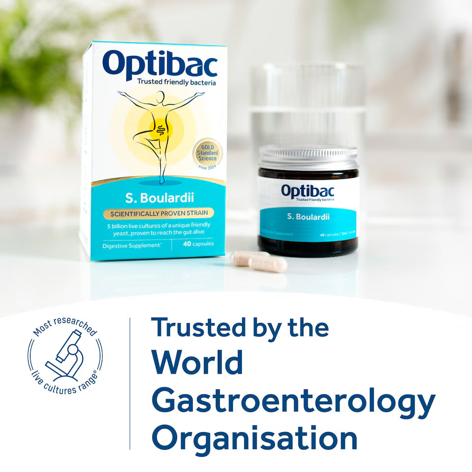Optibac Probiotics Saccharomyces Boulardii 16 Capsules