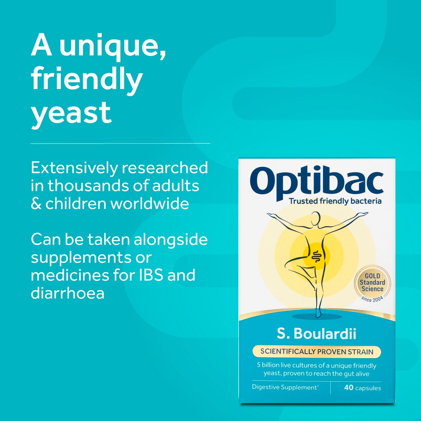 Optibac Probiotics Saccharomyces Boulardii 16 Capsules