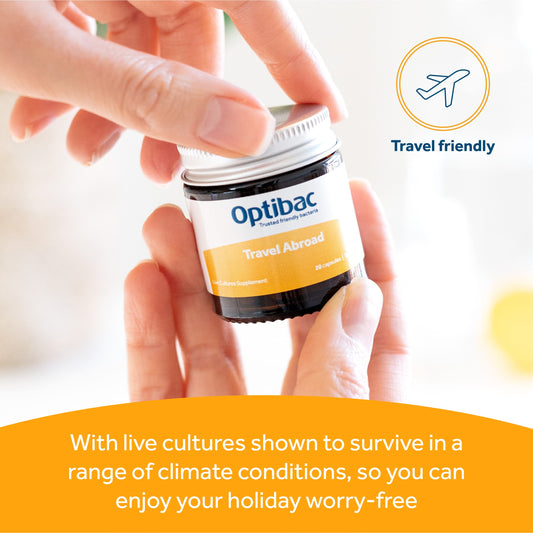 Optibac Probiotics Travel Abroad - 20 Capsules
