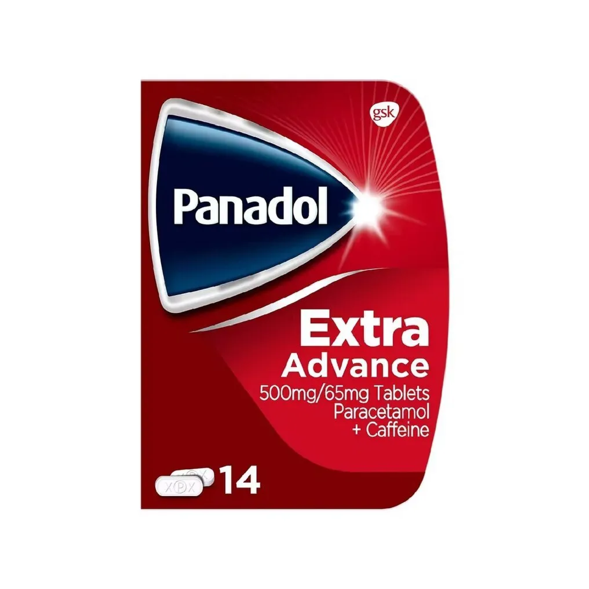 Panadol Extra Advance Paracetamol and Caffeine 14 Tablets