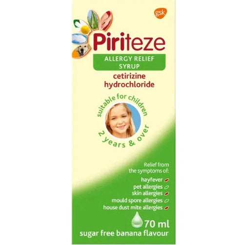 Piriteze Children's  Hayfever & Allergy 70ml