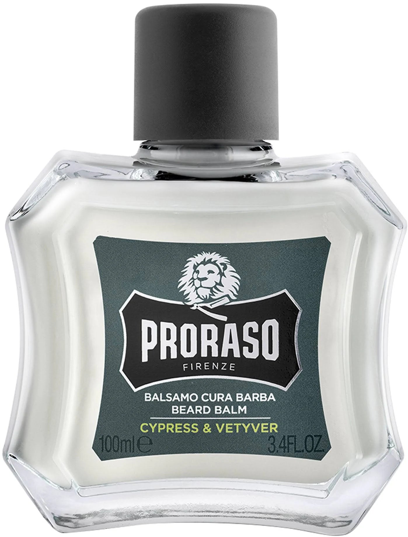 Proraso Single Blade Cypress & Vetyver Beard Balm for men dermatologically tested leaving beard soft nourished and well-groomed daily