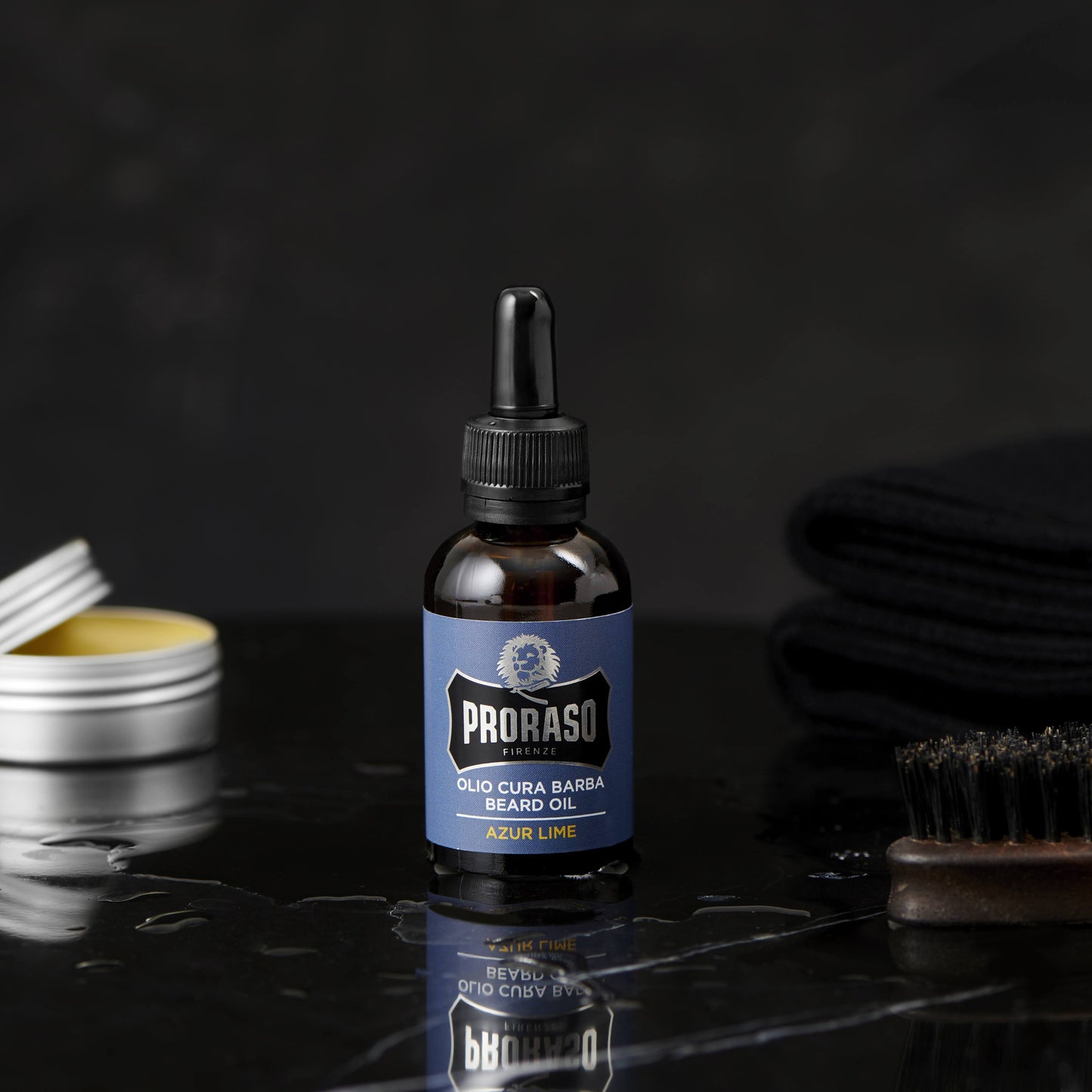 Proraso Azur & Lime Beard Oil with Sunflower and Avocado Oil reducing beard itch and dryness for a silky-smooth well-conditioned beard