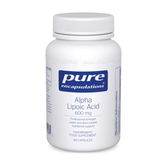 Pure Encapsulations Alpha Lipoic Acid 600mg 60 Capsules