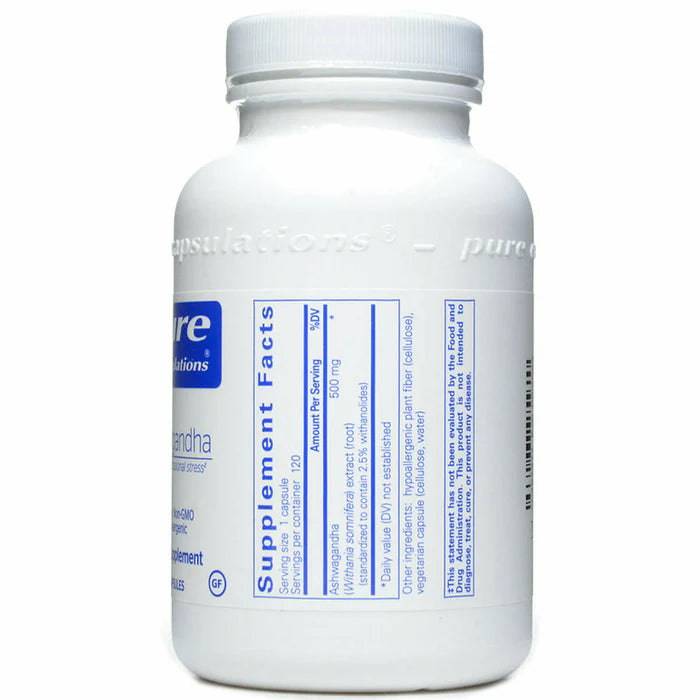 Pure Encapsulations Ashwagandha - 120 Capsules