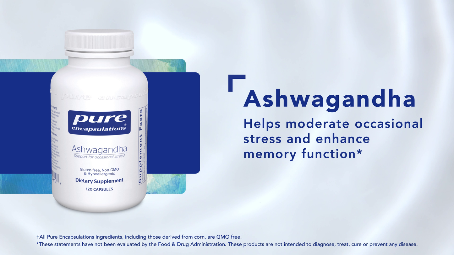 Pure Encapsulations Ashwagandha - 120 Capsules