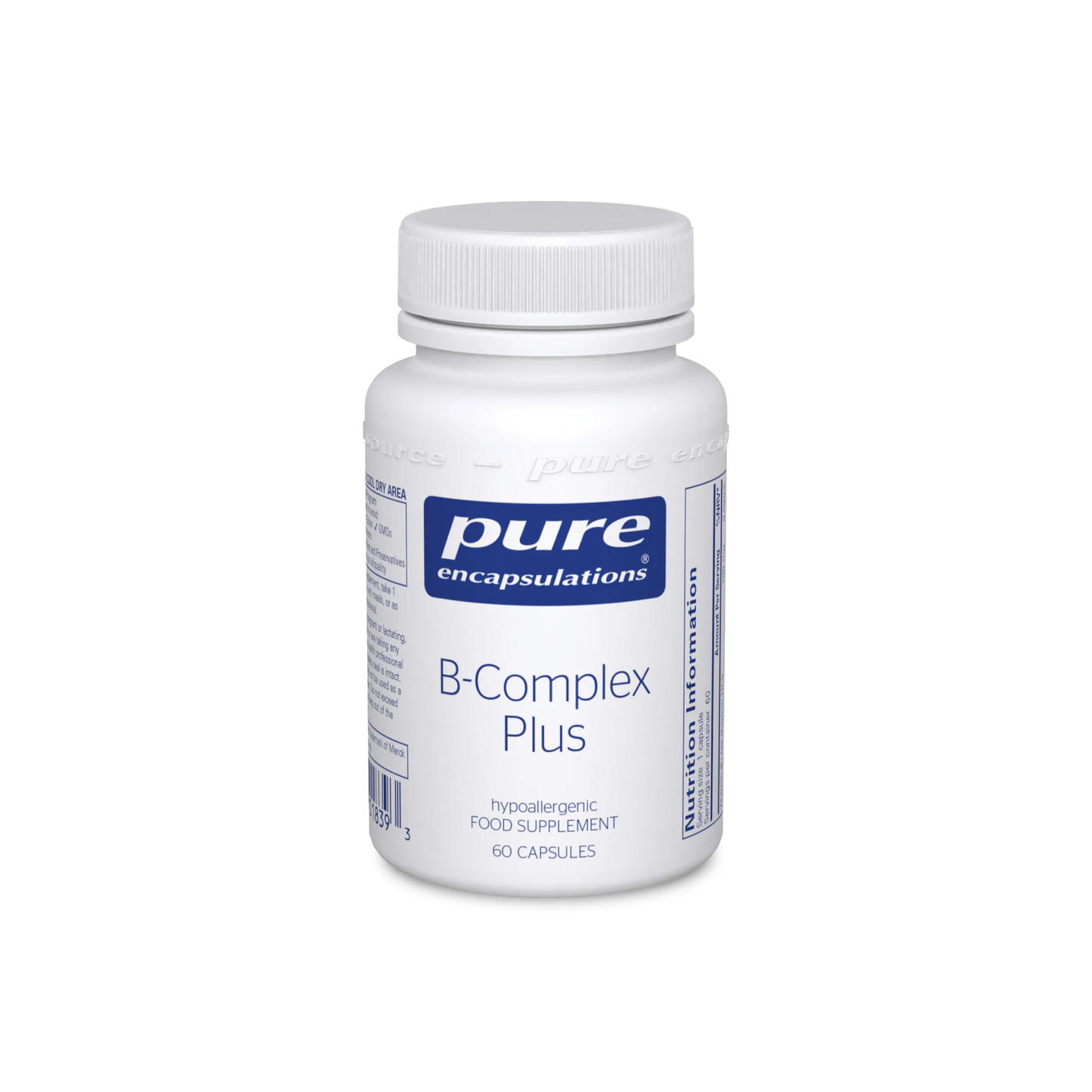 Pure Encapsulations B-Complex Plus - 60 Capsules