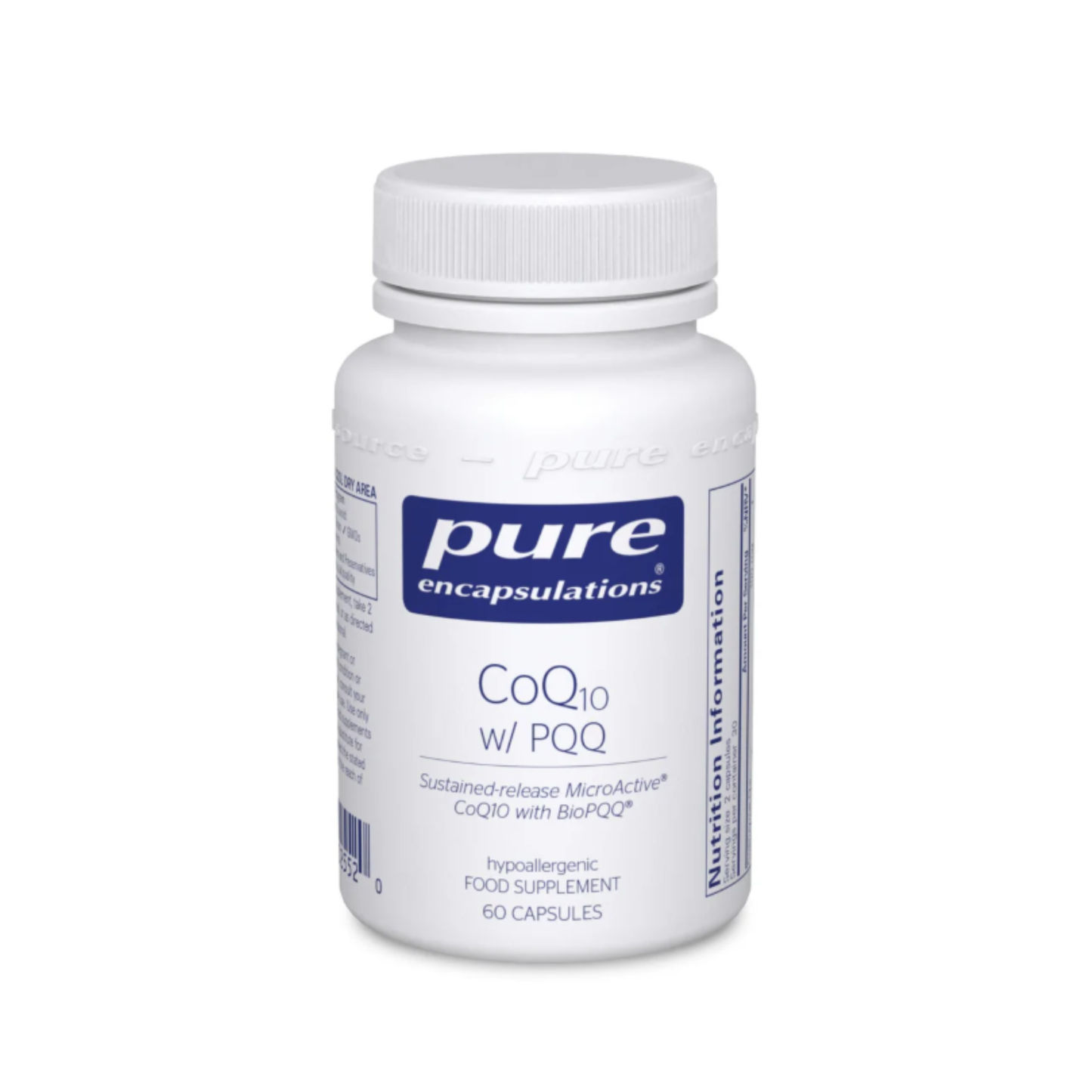 Pure Encapsulations CoQ10 SR with PQQ 60 Capsules