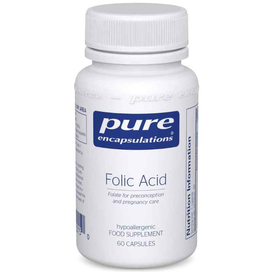 Pure Encapsulations Folic Acid - 60 Capsules
