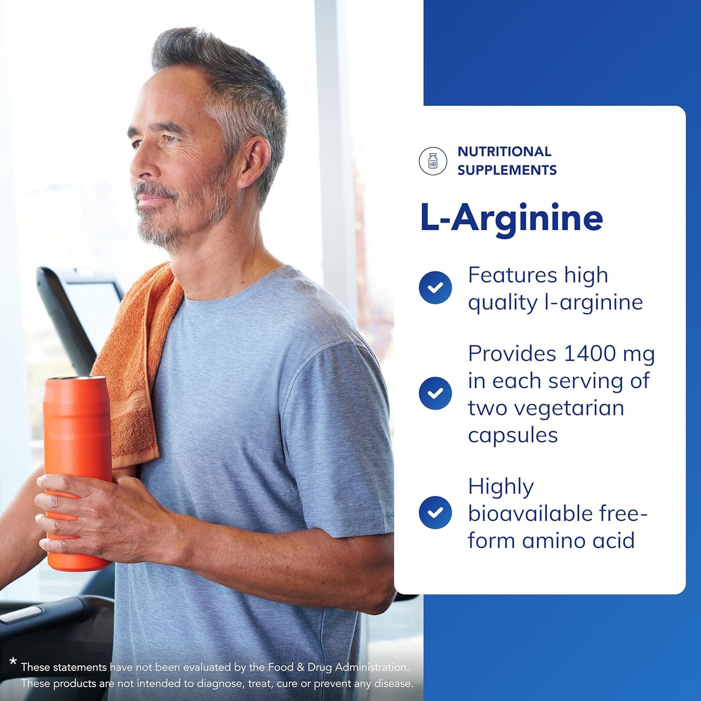 Pure Encapsulations L-Arginine - 90 Capsules