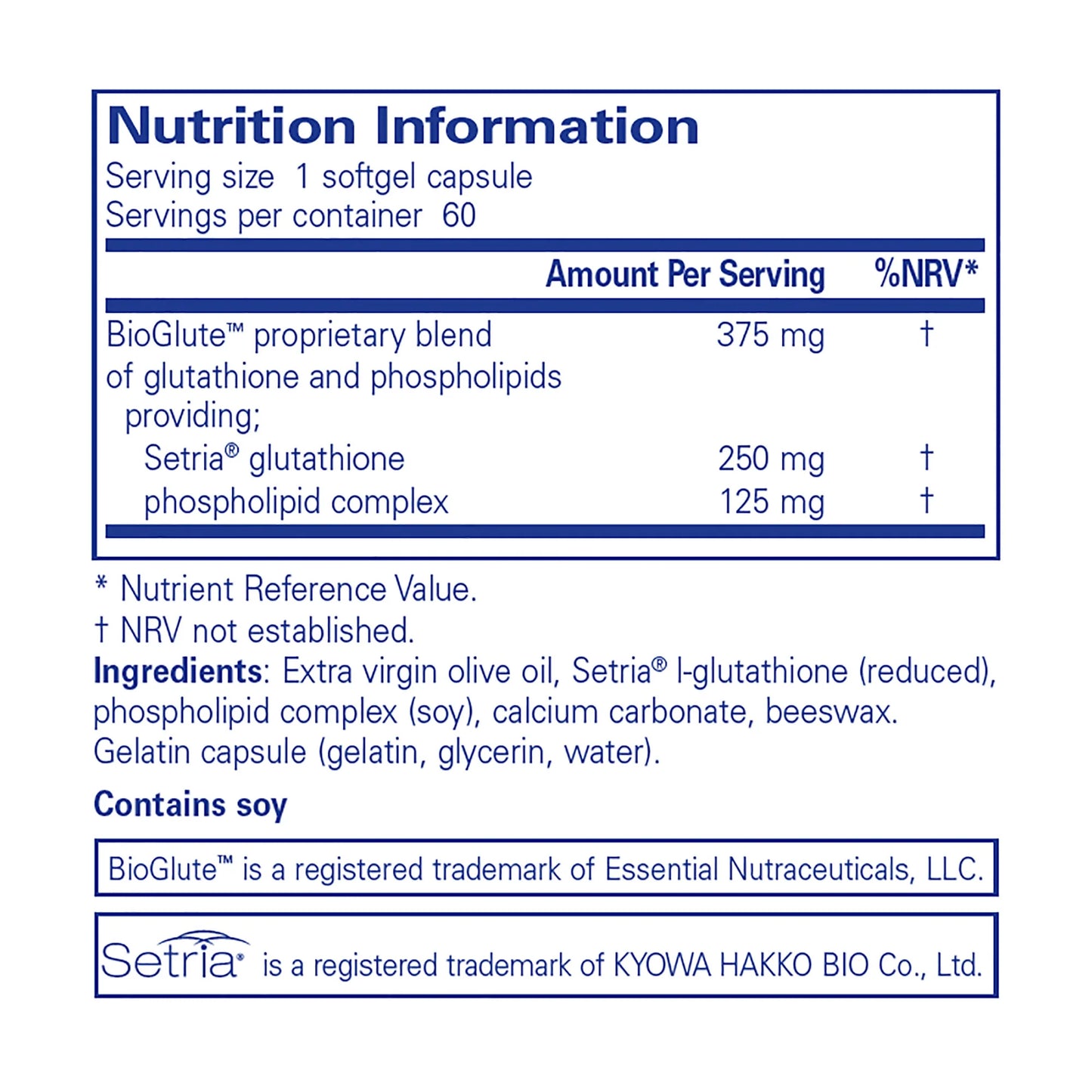 Pure Encapsulations Liposomal Glutathione, 60 Soft Gels Capsules