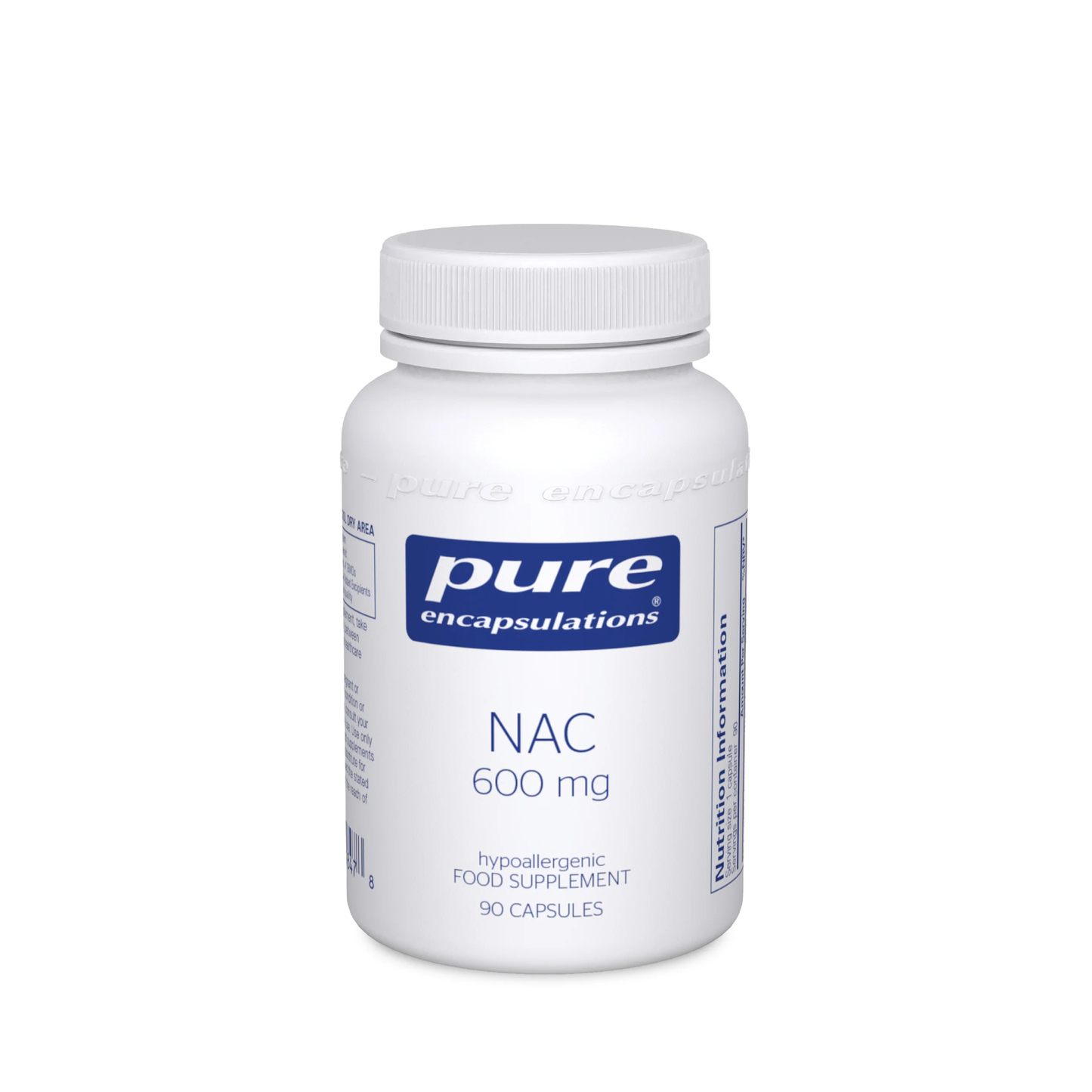 Pure Encapsulations NAC 600mg, 90 Capsules