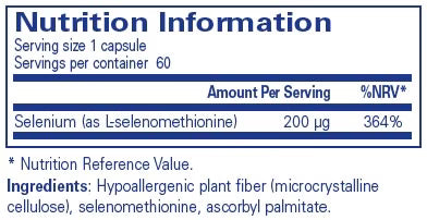Pure Encapsulations Selenium, 60 Capsules
